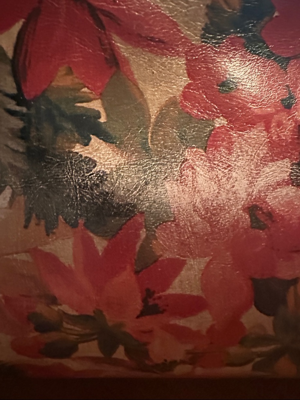 Patricia Nash Floral Tote Bag with Brown Straps - Pink Floral - Picture 10 of 10